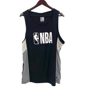 NBA black grey tank top men’s size large